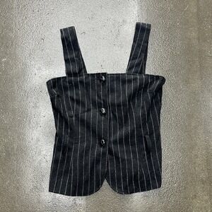 Vintage Pinstripe Wet Seal Tank Top